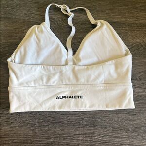Alphalete Women's White Sports Bra